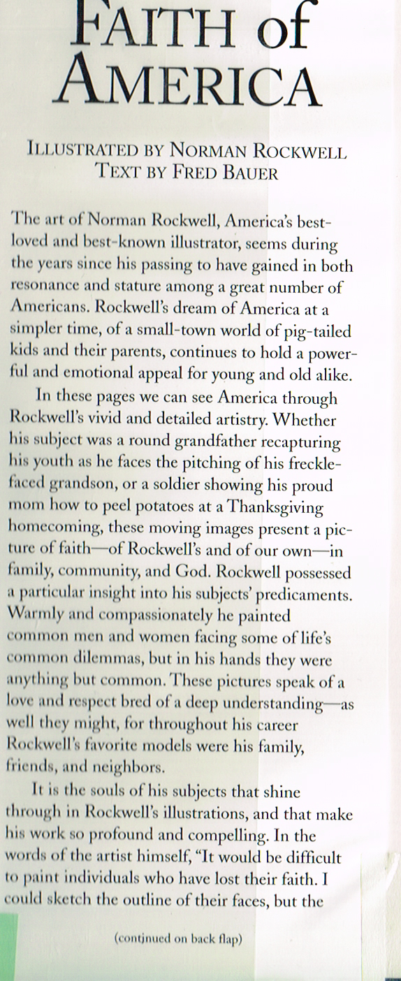 Norman Rockwell's Faith of America pt.1 — Art & Animation